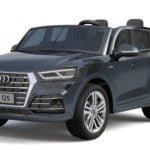 Elektro Kinderfahrzeug lizenziert "Audi Q5 Doppelsitzer" mit 2 Motoren und Fernsteuerung - S-11