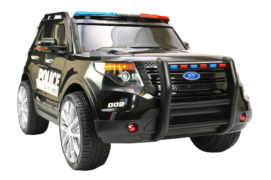 Elektro Kinderfahrzeug lizenziert "Polizei SUV" mit 2 Motoren und Fernsteuerung - S-111
