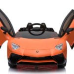 Elektro Kinderfahrzeug lizenziert "Lamborghini Aventador SVJ" mit 2 Motoren und Fernsteuerung - O-22