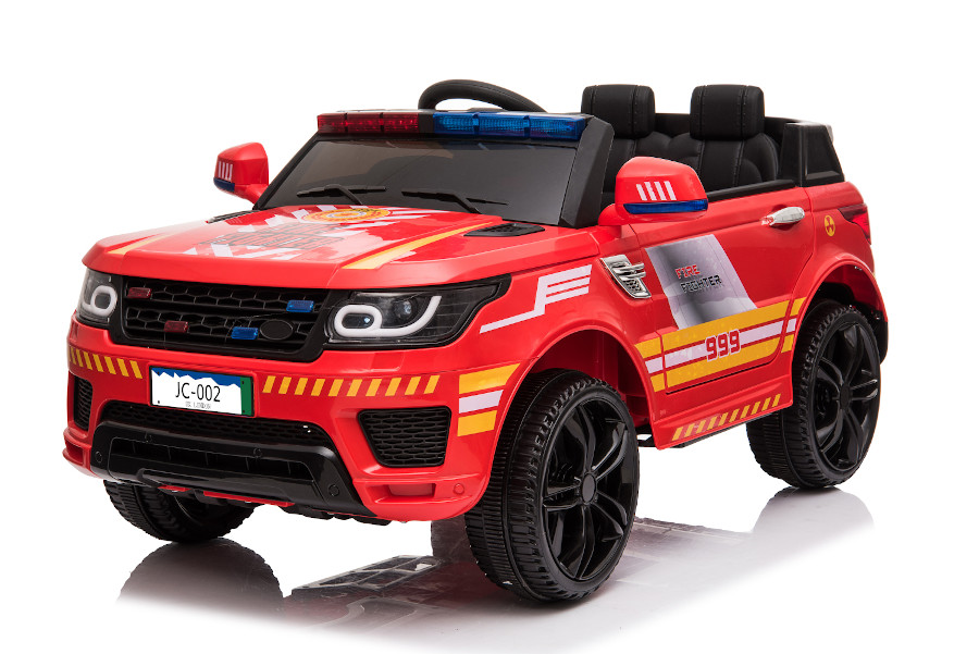 Kinderfahrzeug - Elektro Auto "Feuerwehr RR002" mit 2,4Ghz Fernsteuerung, MP3+Sirene-3